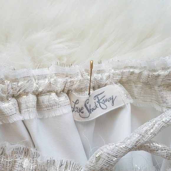 SOLD LoveShackFancy Metallic Off the Shoulder Top - Picture 4 of 7